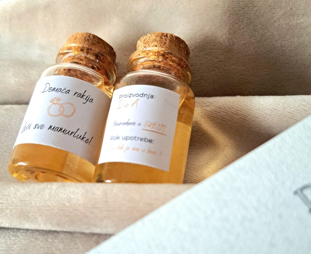 nalepnice za boce zahvalnica poklon